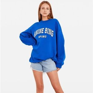 NWT Anine Bing electric blue sweater